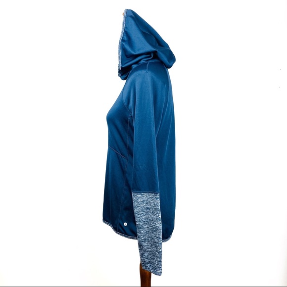 Layer 8 Quick Dry Navy Pullover Hoodie Women’s Medium - Picture 4 of 8